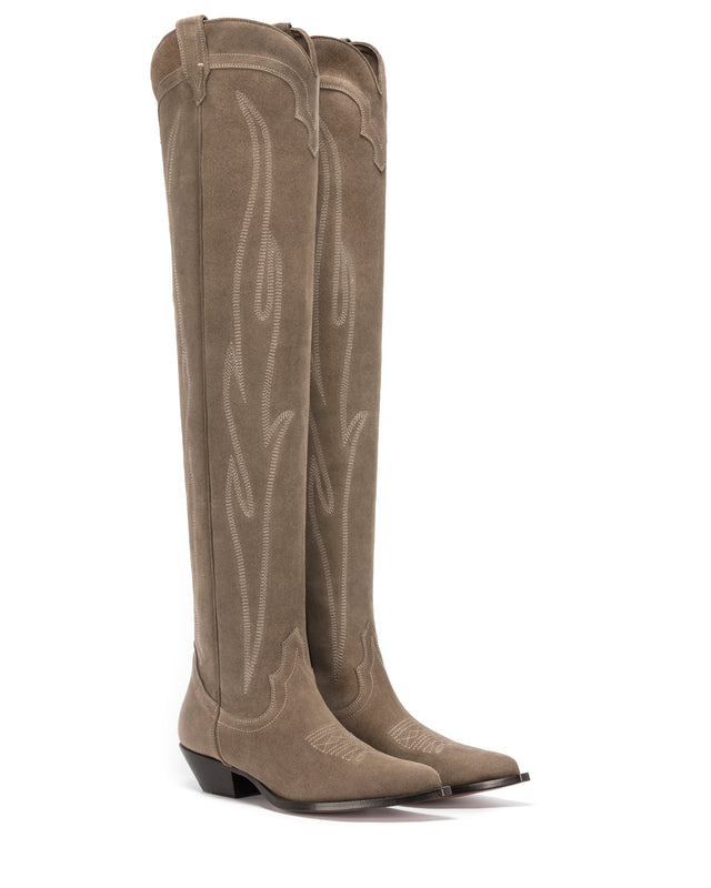     HERMOSA-Women_s-Over-The-Knee-Boots-in-Taupe-Velour-On-Tone-Embroidery_01_Side